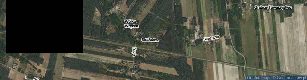 Zdjęcie satelitarne Strażacka ul.